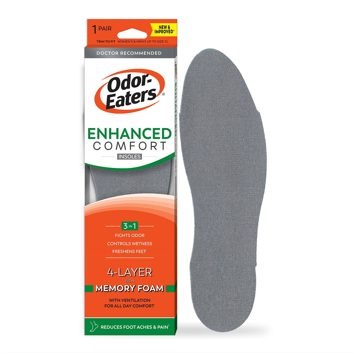 Odor-Eaters Everyday Comfort Insoles - Learn More