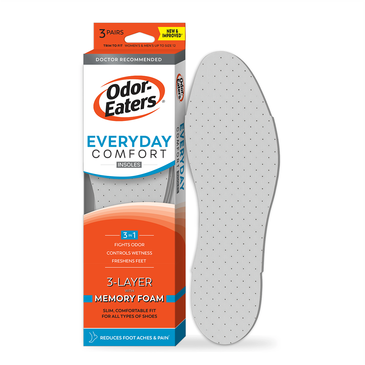 Odor-Eaters Everyday Comfort Insoles - Learn More